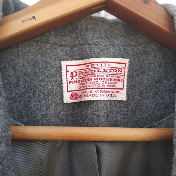 Vintage Pendleton Virgin Wool Blazer 14P - Picture 2 of 7